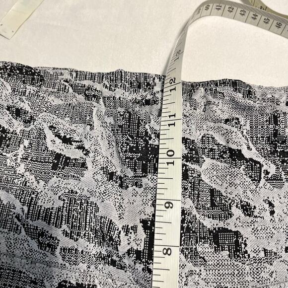 Spyder Active Leggings Brushed Back Full Length Jacquard Black Gray size XL - Picture 6 of 8